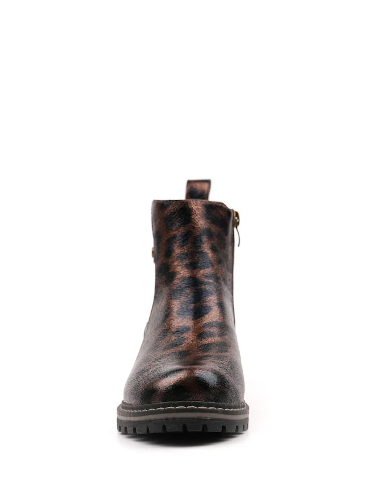 Lunar | Andrea Ankle Boot | Brown