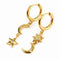 My Doris | Gold Star & Moon Odd Earring Drops