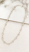 Envy - Short Cross Necklace - Silver