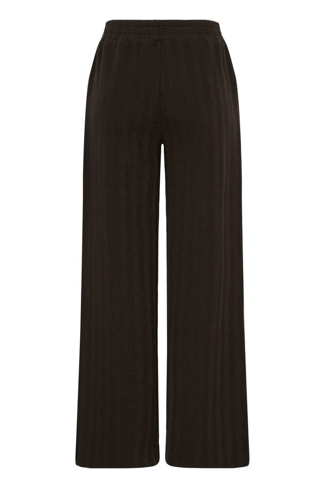 b.young| BYPETRINA Trousers | Java Meteo | Chocolate Brown