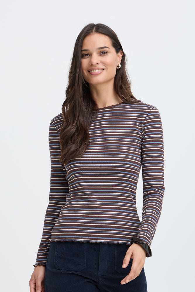 b.young| BYTONE T-shirt | Java Stripe