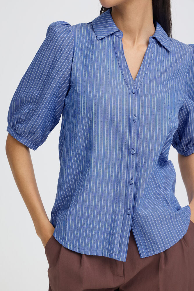 B.young | BYJAIDEN Shirt | Blue Stripes