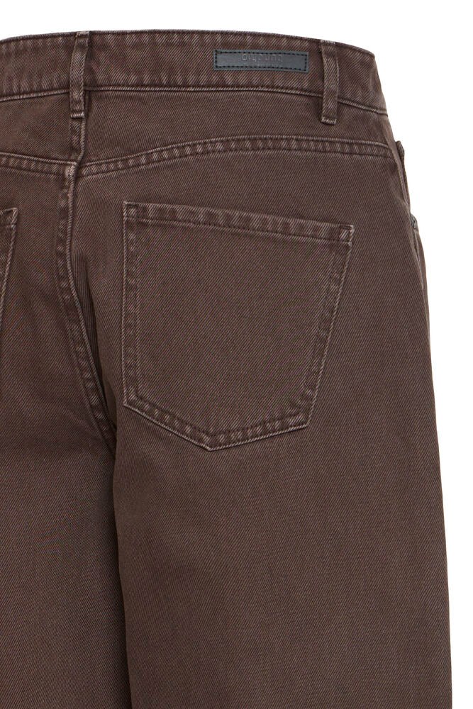 b.young | BYKAMARI Barrel Jeans | Chocolate Brown