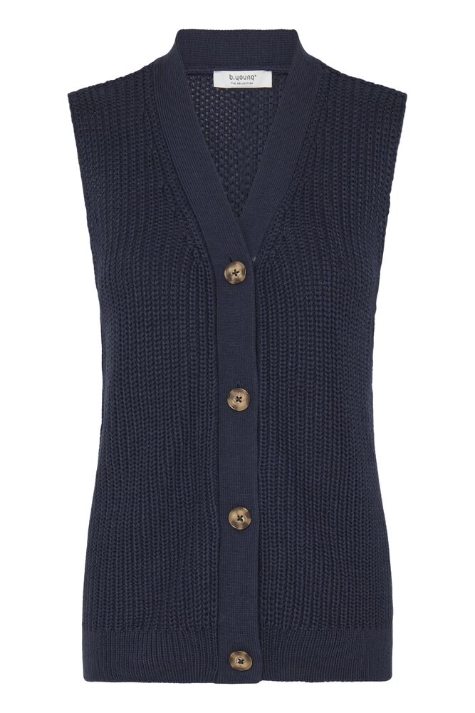 B.young | BYMELLAX Knitted Vest | Navy Blue
