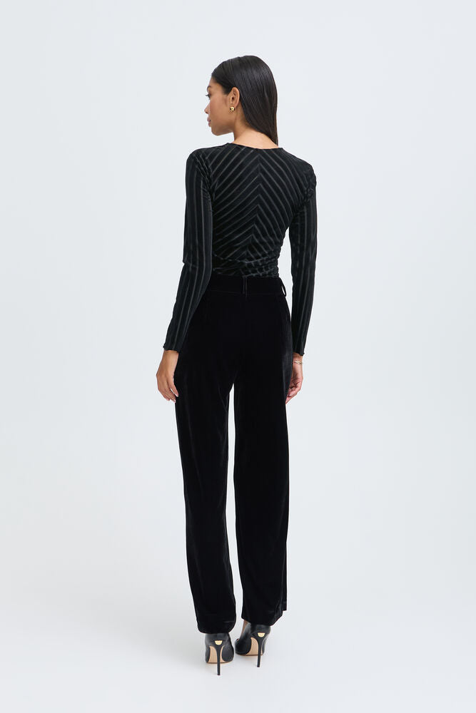 Pre-Order | BYSHIRLEY Stripe Top | Black