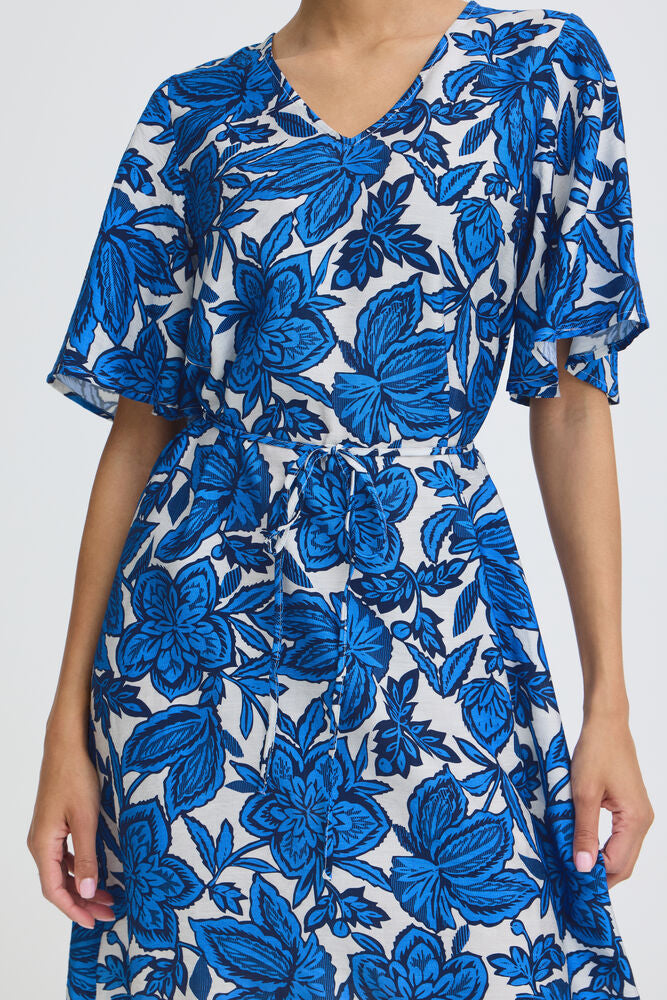 B.Young | BYIKAIA Dress | Blue Flower