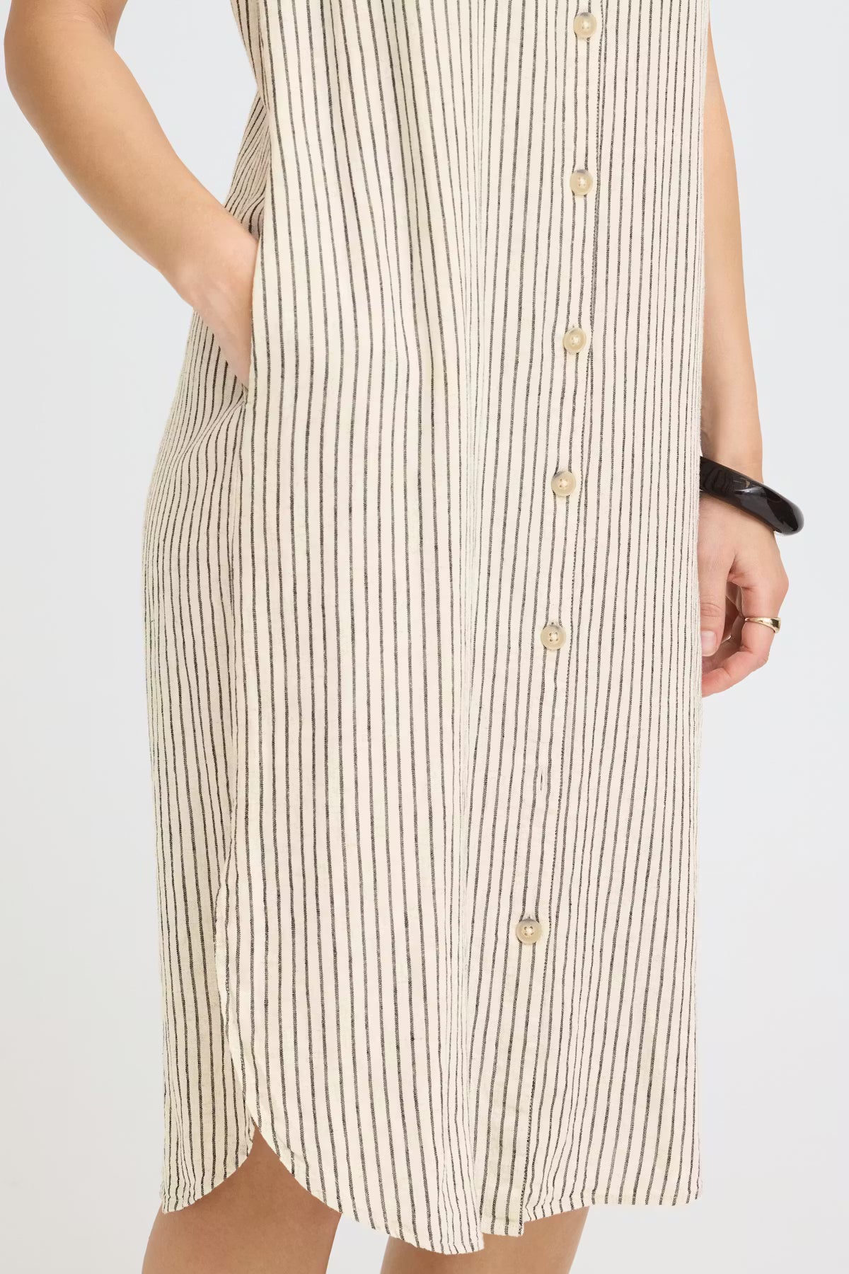 B.young | BYFALAKKA Shirt Dress | Natural Stripe