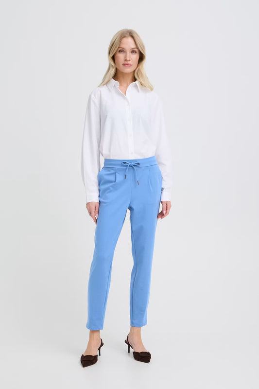 B.young | Rizetta Crop Pant | Blue | Riverside