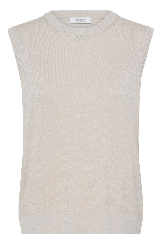 Pre-Order | BYMOBBE Sleeveless Top | Oatmeal