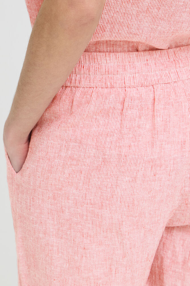 B.young | BYIZOLA Shorts | Red & White