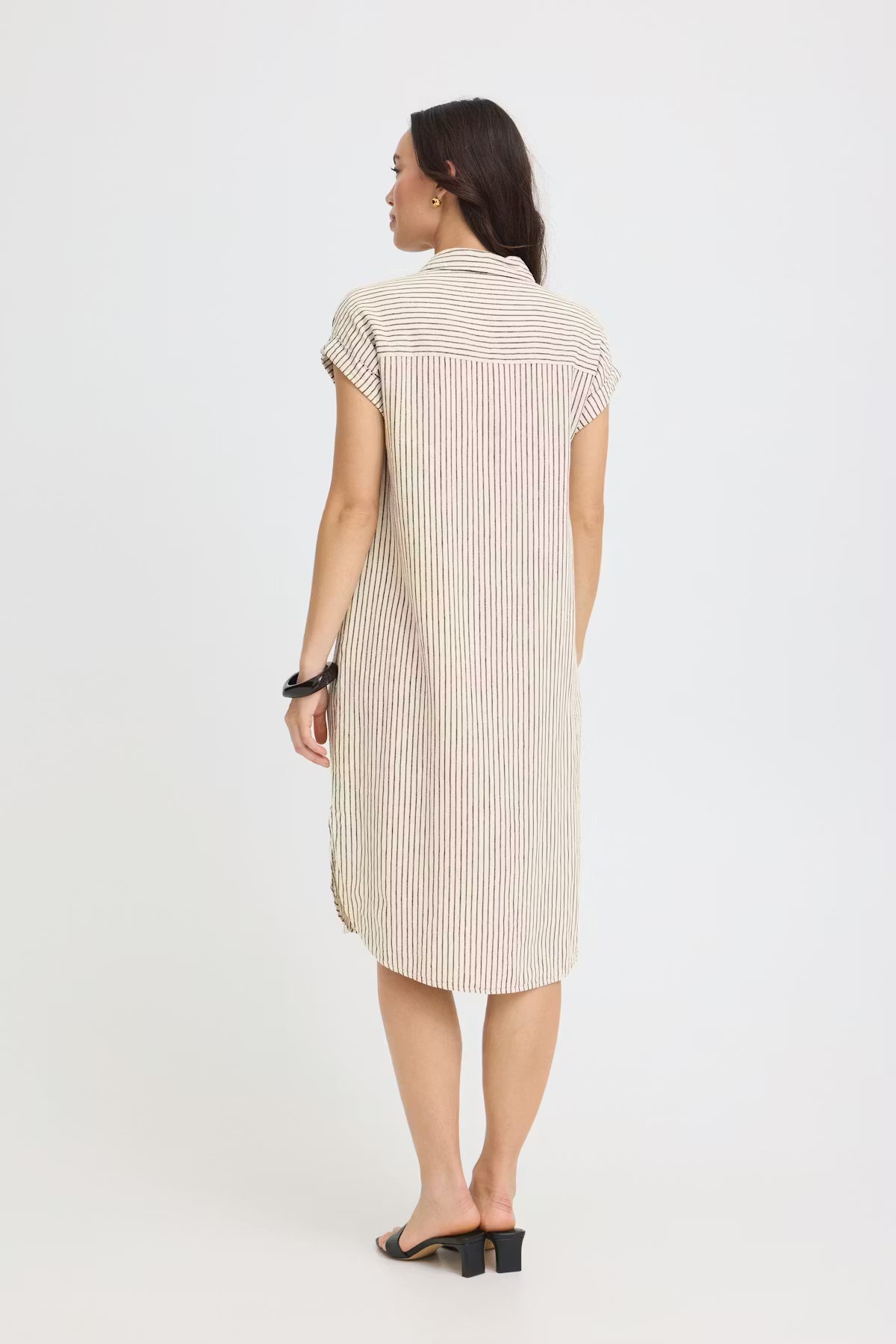 B.young | BYFALAKKA Shirt Dress | Natural Stripe