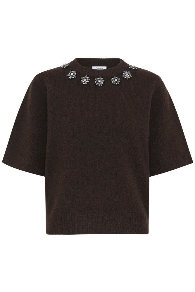 Pre-Order | BYOMEA Crystal Jumper | Java Chocolate Brown