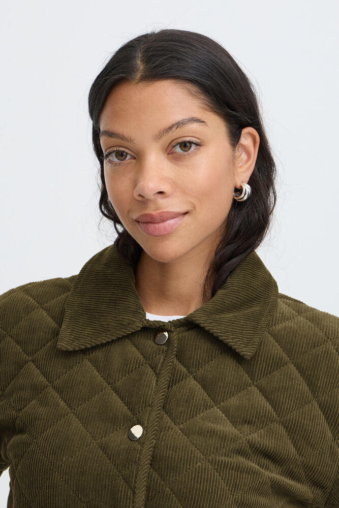 b.young| BYCARMEN Jacket | Beech | Olive Green
