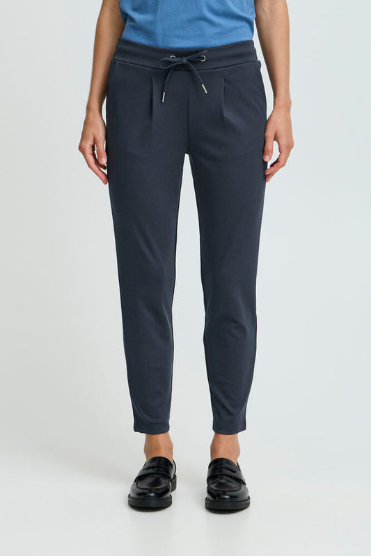 B.young | Rizetta Crop Pant | Navy | Copenhagen Night