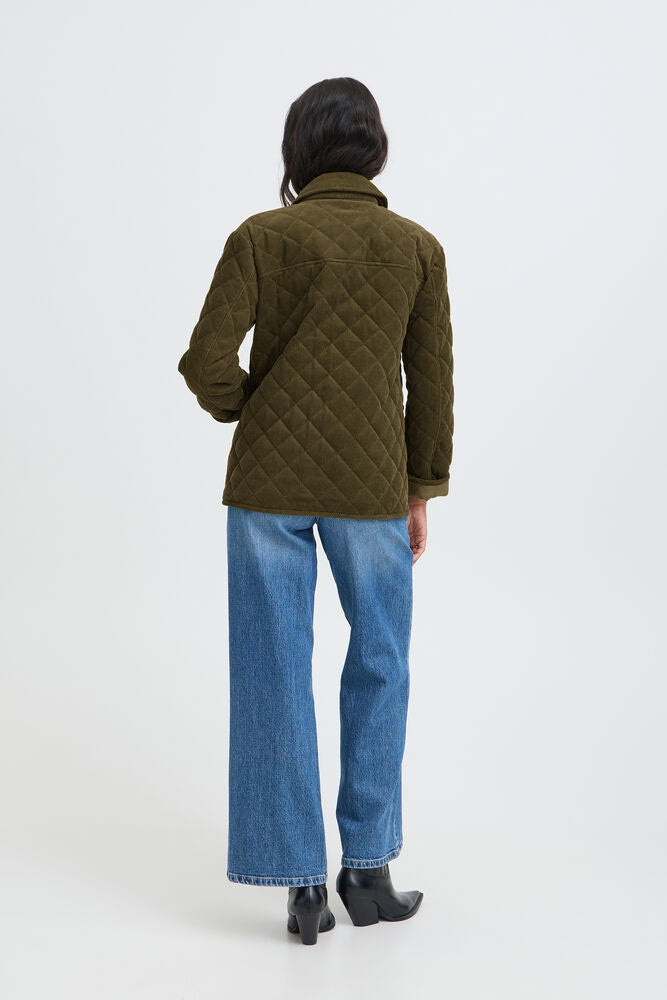 b.young| BYCARMEN Jacket | Beech | Olive Green