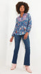 Joe Browns - Moroccan Blue Embroidered Top