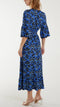 Shirred Waist Dress - Royal Blue
