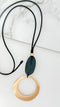 Envy Black Cord Necklace