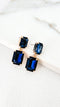 Envy Earrings | Sapphire Blue