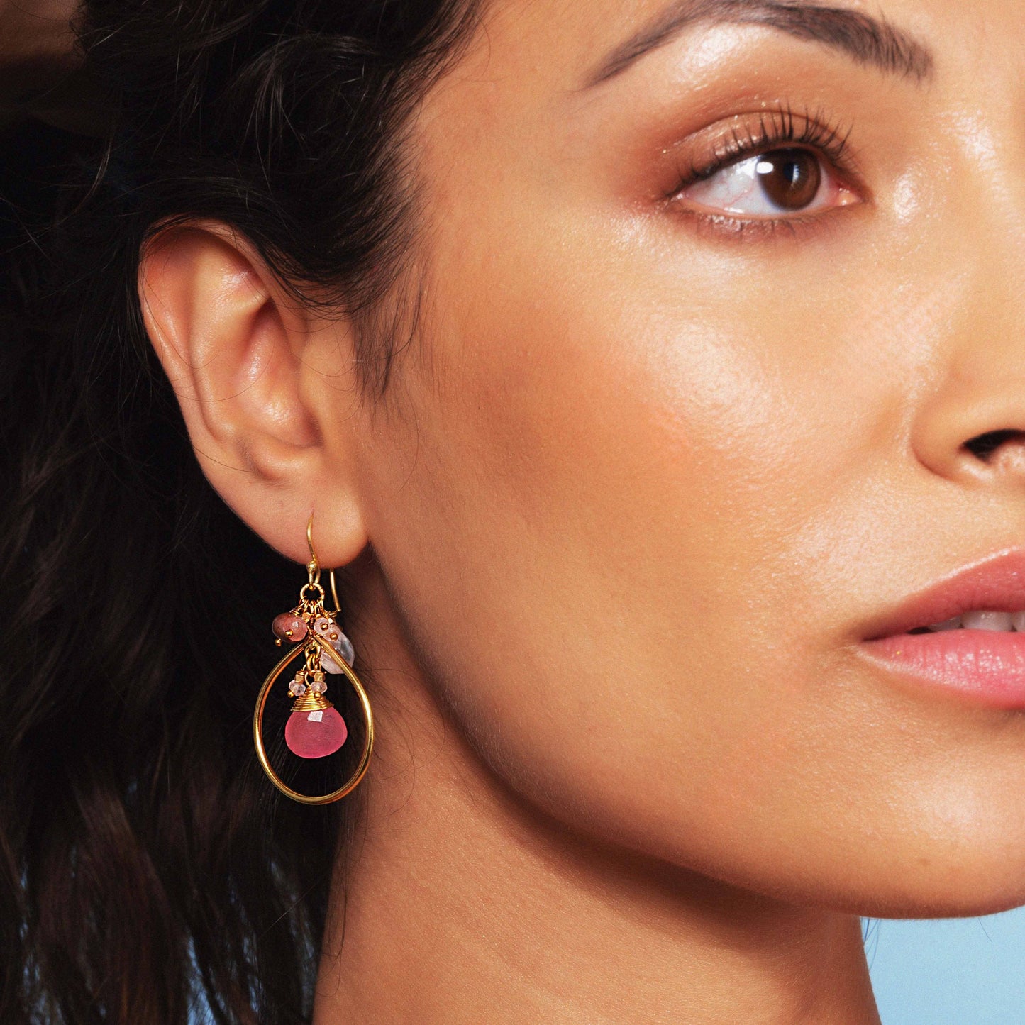 Ashiana London | Robin Earrings Pink