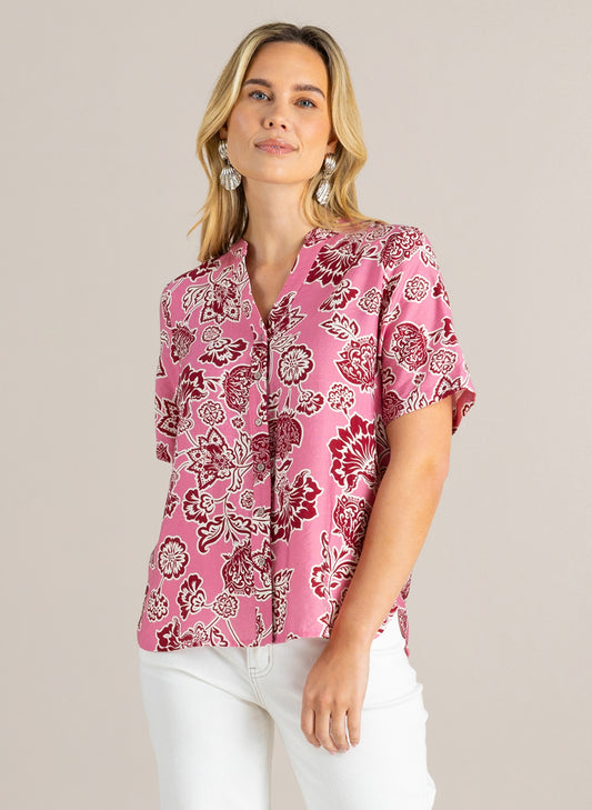 Ivy Beau | Giana Blouse | Pink