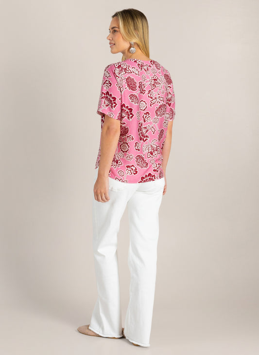 Ivy Beau | Giana Blouse | Pink