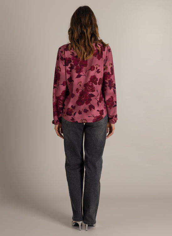 Ivy Beau | IBMADISON Top | Wine Red