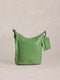 White Stuff | Fern Leather Crossbody Bag | Bright Green