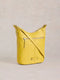 White Stuff | Fern Leather Crossbody Bag | Mid Chartreuse