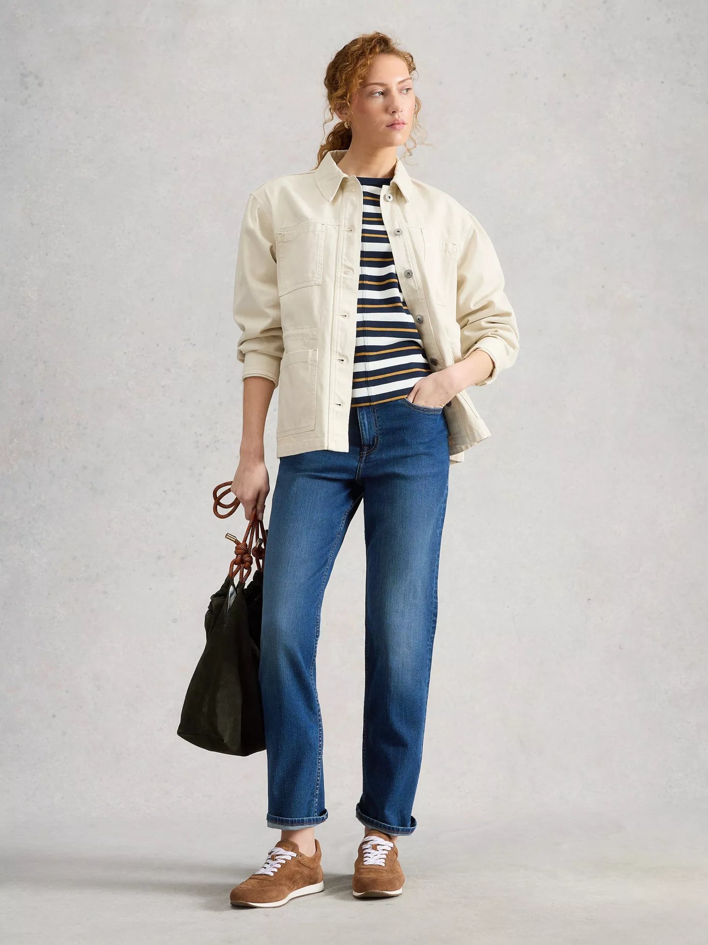 White Stuff | Taylor Straight Jean | Mid Denim