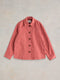 White Stuff | Eden Denim Collared Jacket | Mid Red