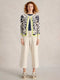 White Stuff|  Lulu Printed Crew Neck Cardi