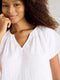 White Stuff | Luella Notch Neck Top | White