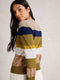 White Stuff | Katie Striped Jumper | Green