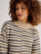 White Stuff | Mix Stripe Stand Neck Jumper