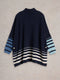White Stuff | Ivy Side Slit Throw On | Navy Blue