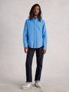 White Stuff | Bruton Oxford Long Sleeve Shirt | Light Blue