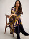White Stuff | Rua Jersey Collared Shirt Dress | Navy Multi