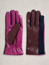 White Stuff | Layla Leather Gloves | Plum