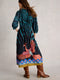 White Stuff | Lucy Midi Dress | Black Multi
