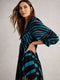 White Stuff | Lucy Midi Dress | Black Multi