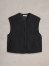 White Stuff | Women's Borg Gilet | Charcoal