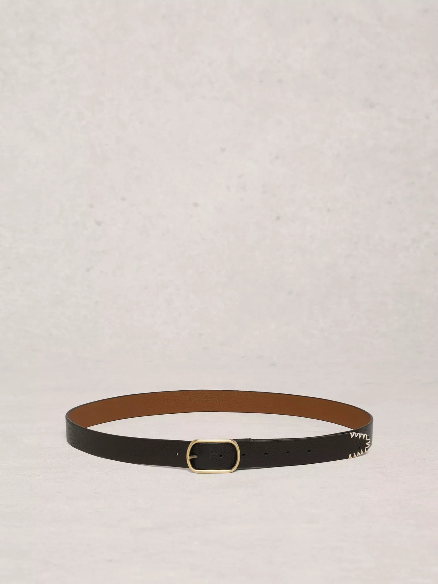 White Stuff | Leather Reversible Belt | Brown/Black