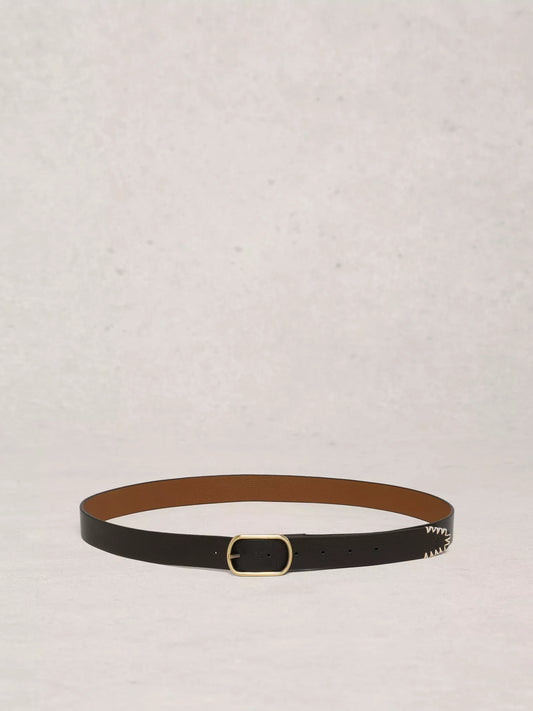 White Stuff | Leather Reversible Belt | Brown/Black