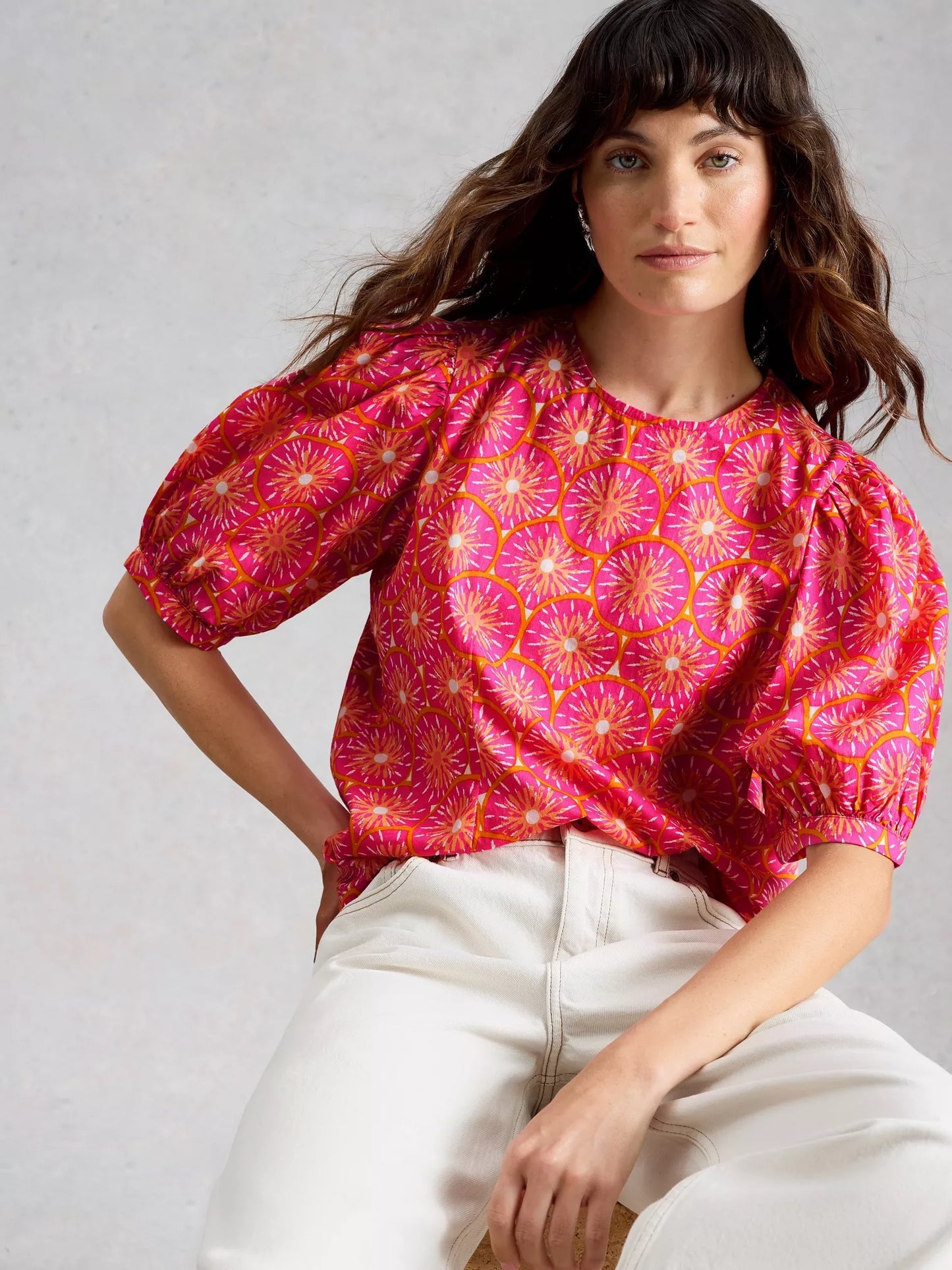 White Stuff | Natalie Shell Top | Pink