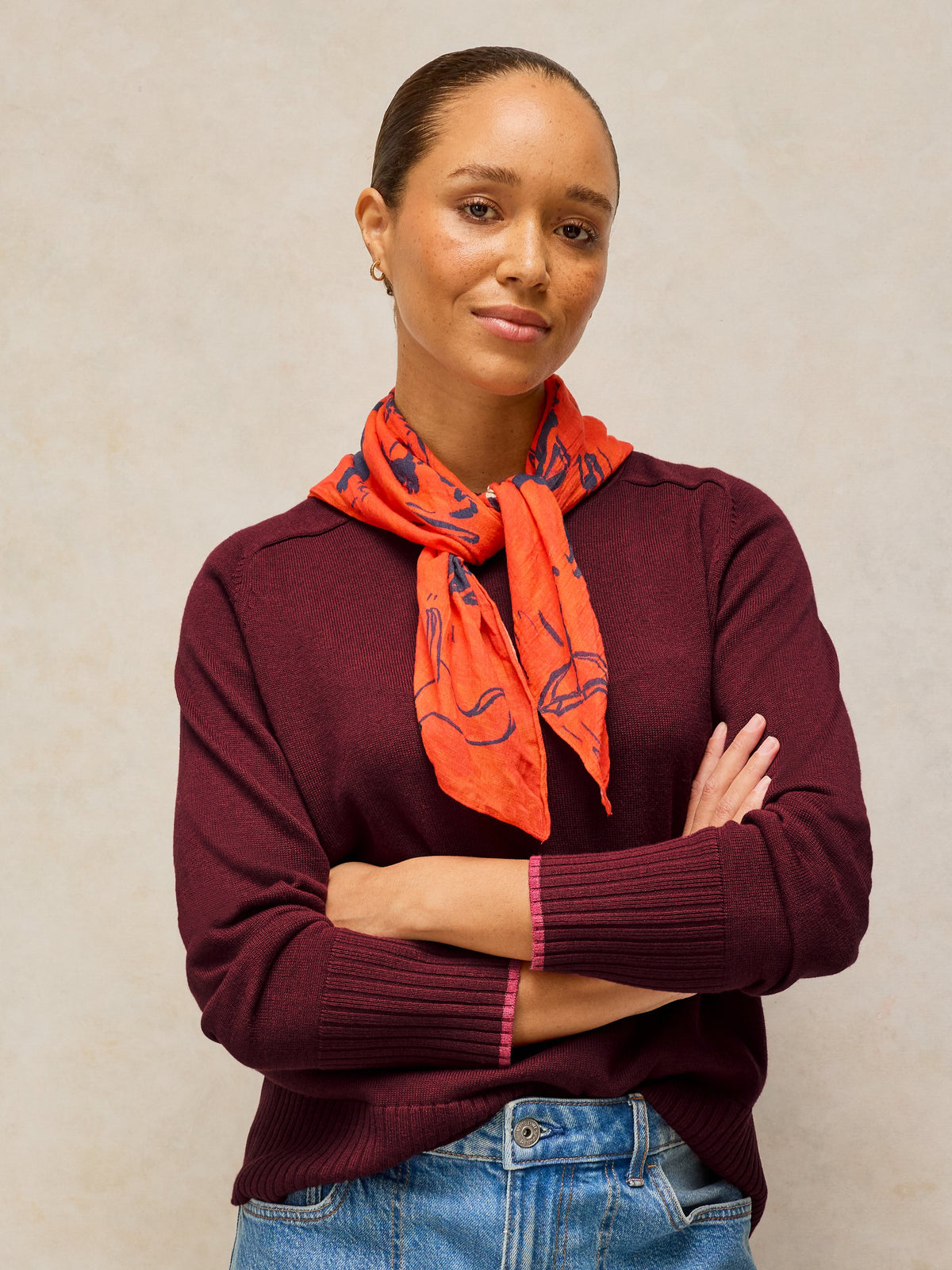 White Stuff | Sienna Jumper | Dark Plum