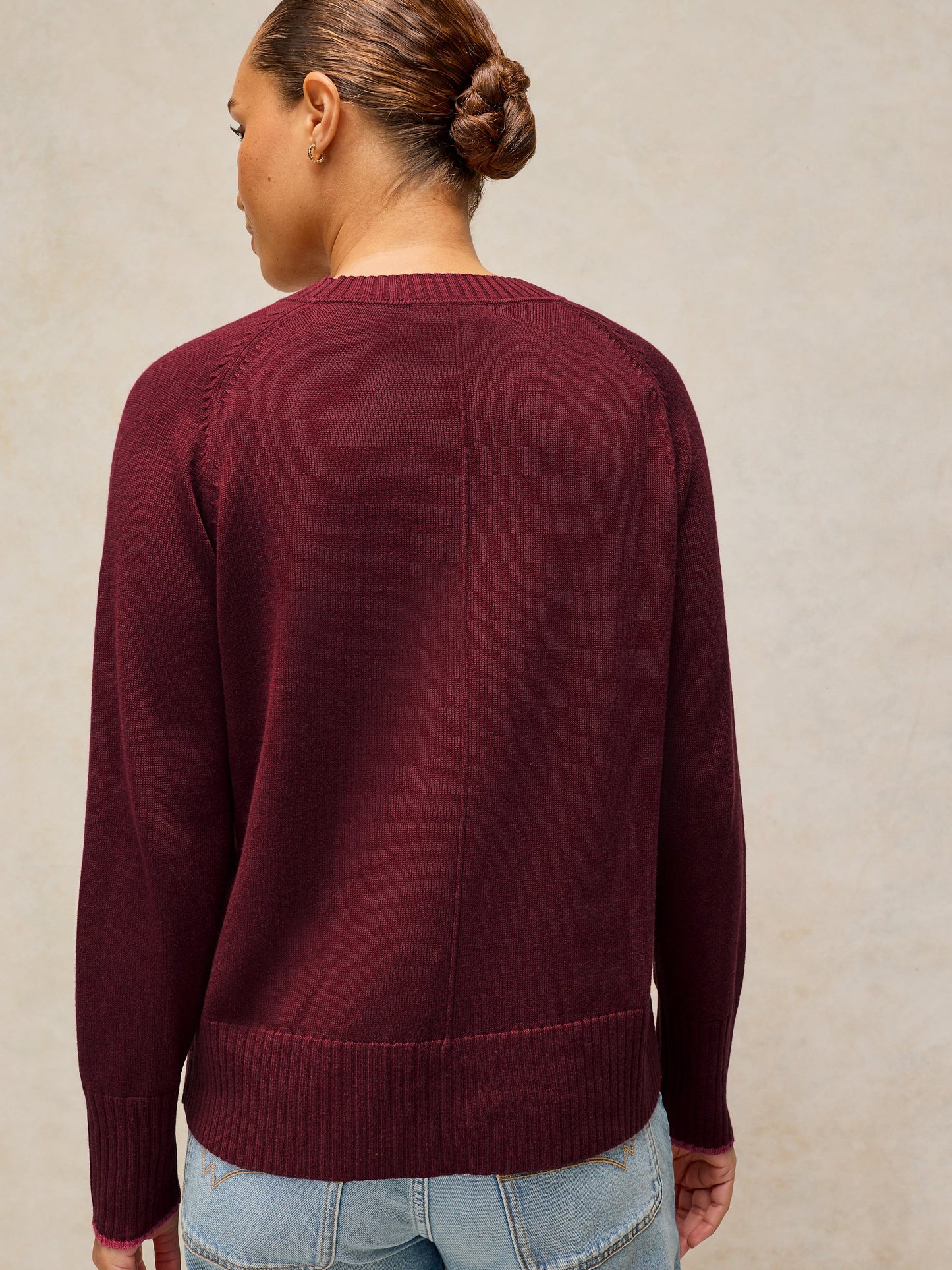White Stuff | Sienna Jumper | Dark Plum