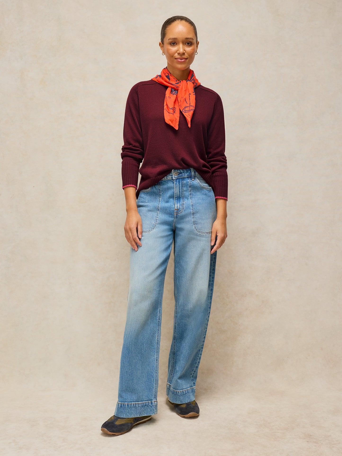 White Stuff | Sienna Jumper | Dark Plum