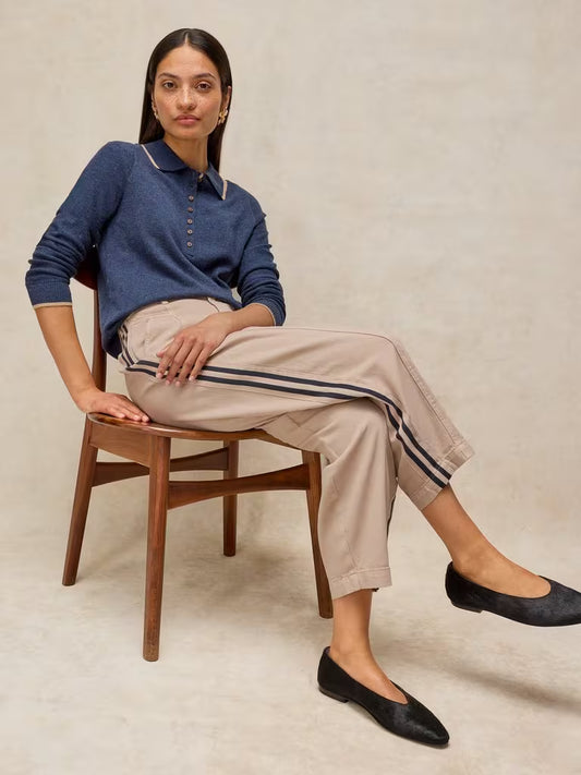 White Stuff | Adeline Utility Barrel Trousers | Light Natural