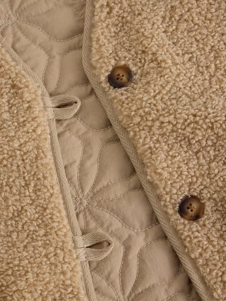 White Stuff | Emery Reversible Gilet | Light Natural